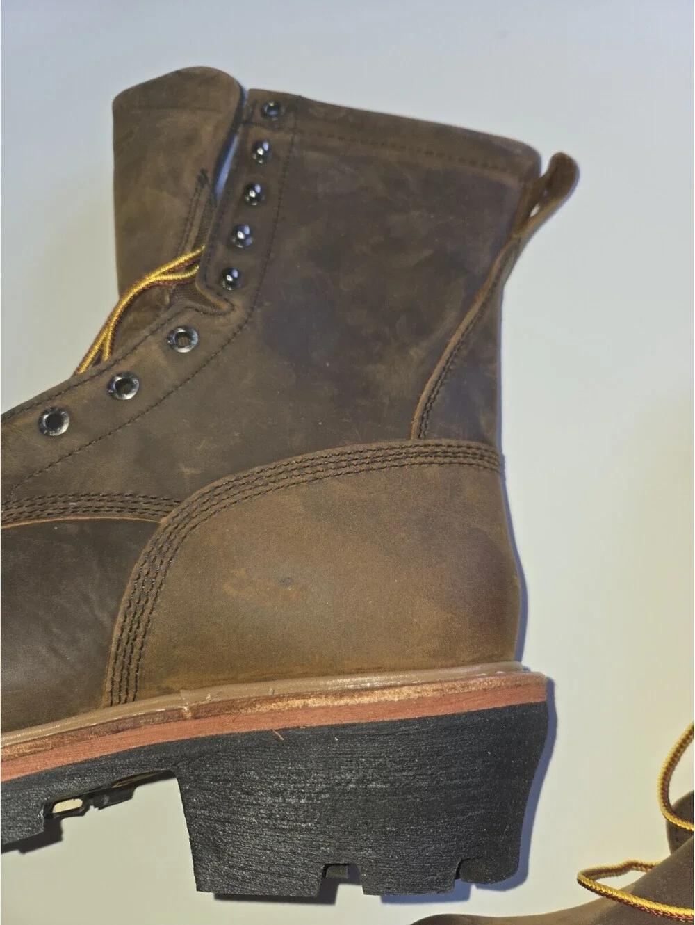 Red Wings 2219 MEN'S 8.5-INCH INSULATED, WATERPROOF SAFETY TOE LOGGER BOOT NIB